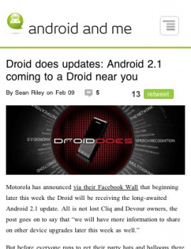 android me mobile web design showcase 269x350 android me mobile web design showcase