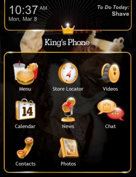 burger king mobile web design showcase 269x350 burger king mobile web design showcase