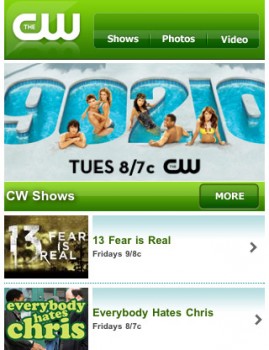 cwtv mobile web design showcase 269x350 cwtv mobile web design showcase