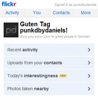 flickr mobile web design showcase 314x350 flickr mobile web design showcase