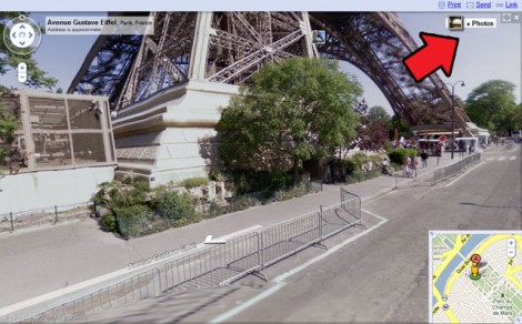 google street view photos eiffel 1 470x292 google street view photos eiffel 1
