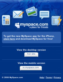 myspace mobile web design showcase 269x350 myspace mobile web design showcase