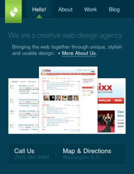 nclud mobile web design showcase 269x350 nclud mobile web design showcase