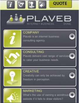 plaveb mobile web design showcase 269x350 plaveb mobile web design showcase