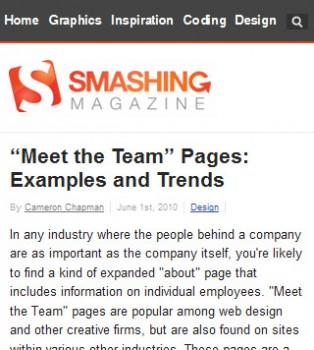 smashing magazine mobile web design showcase 314x350 smashing magazine mobile web design showcase