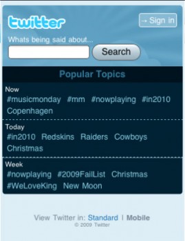 twitter mobile web design showcase 269x350 twitter mobile web design showcase