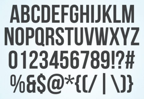 new free fonts 10 470x324 Bebas Neue