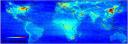 Mapa de polución en el mundo.