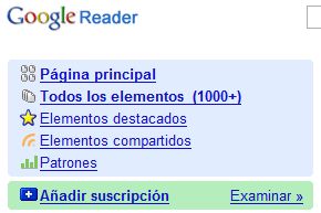 google reader en español
