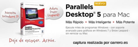 parallels desktop 5 para mac os x