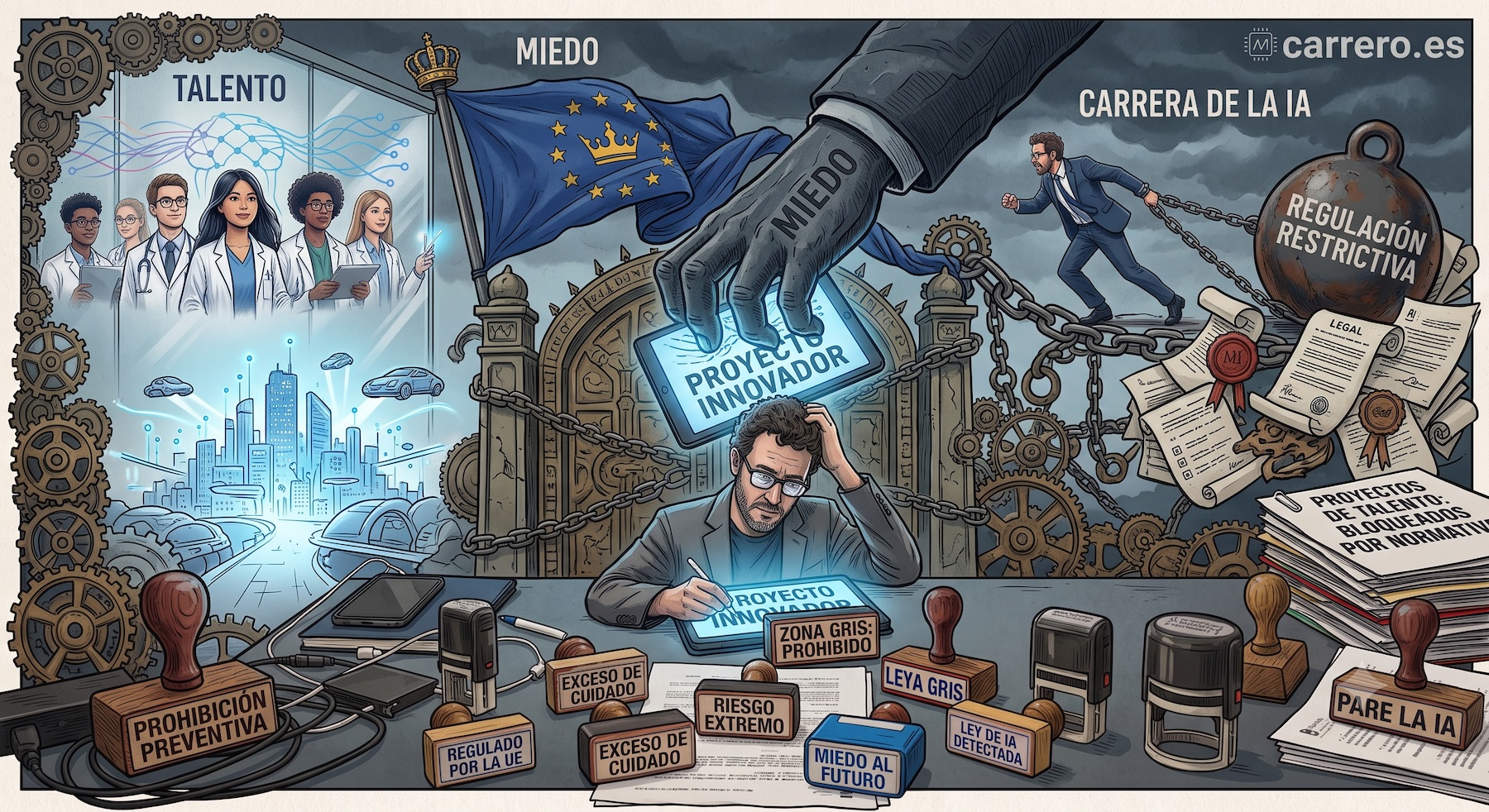 Europa no está perdiendo la carrera de la IA por falta de talento, sino por exceso de miedo