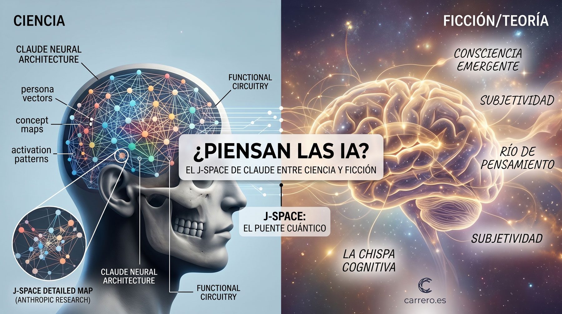 ¿Piensan las IA? El J-space de Claude entre ciencia y ficción