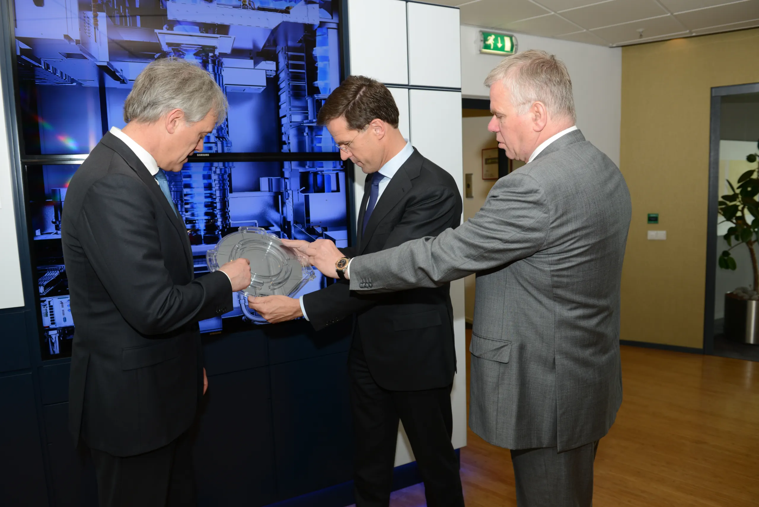 Visita a las instalaciones de ASML en Veldhoven, Países Bajos
